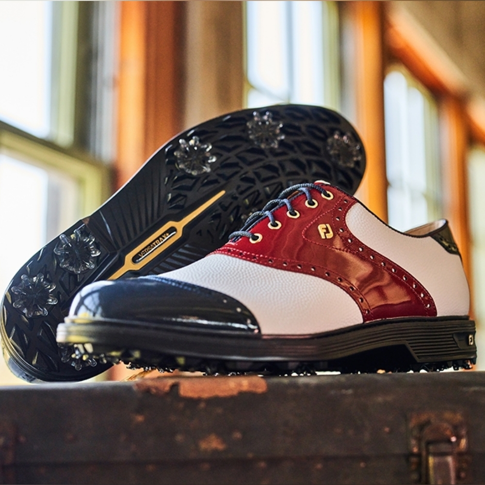 FootJoy Dryjoys Premiere 100 Years Celebration LTD ED Golf Shoes 54393 10.5M